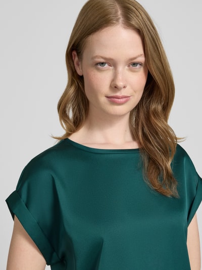 Vila Blusenshirt mit Rundhalsausschnitt Modell 'ELLETTE' Dunkelgruen 3