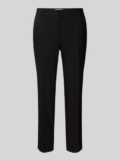 Christian Berg Woman Selection Regular Fit Stoffhose mit Bügelfalten Black 2