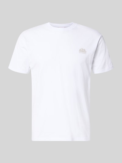Sundek Slim Fit T-Shirt aus reiner Baumwolle Weiss 1
