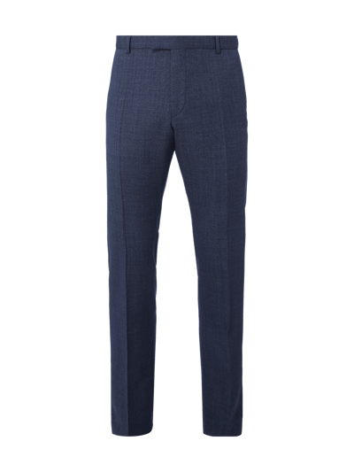 Strellson Slim Fit Anzug-Hose aus Schurwolle Bleu Melange 1