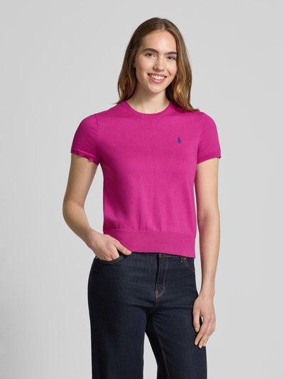 Polo Ralph Lauren Strickshirt mit Logo-Stitching Pink 4