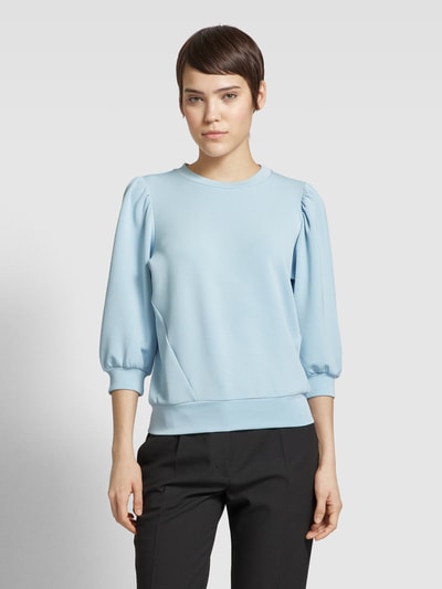 Selected Femme Sweatshirt met 3/4-mouwen, model 'TENNY' Lichtblauw - 4