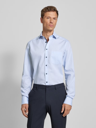 OLYMP Level Five Regular Fit Business-Hemd mit extra langem Arm Bleu 4