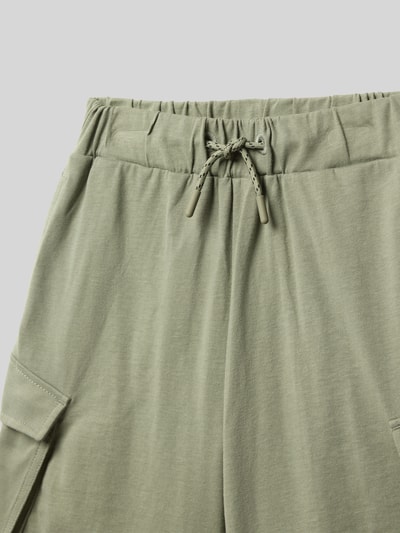 s.Oliver RED LABEL Bermudy o luźnym kroju z kieszeniami cargo Trzcinowy 2