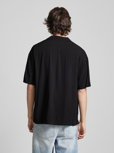 Pegador Regular Fit Freizeithemd mit Label-Stitching Black 5