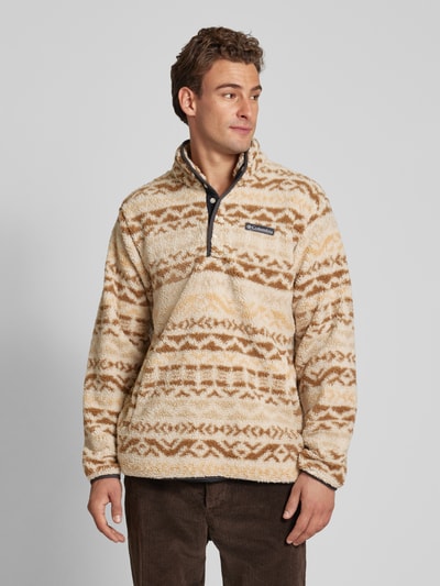 COLUMBIA Sweatshirt met opstaande kraag, model 'RUGGED RIDGE' Offwhite - 4