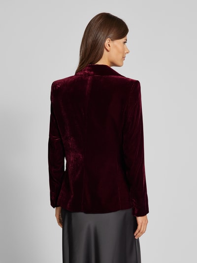 Mango Regular Fit Blazer mit Reverskragen Modell 'COMBI' Bordeaux 5