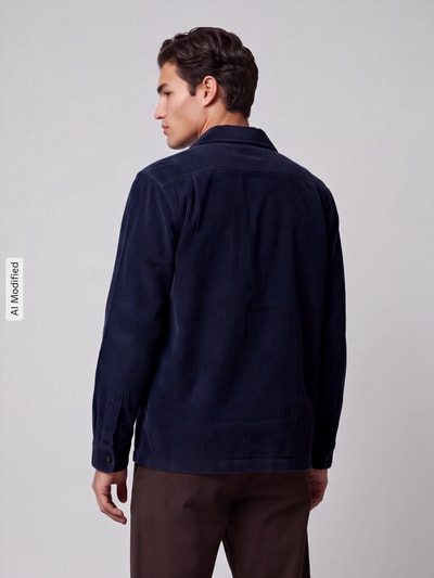 Polo Ralph Lauren Cordhemd mit Brusttaschen Marine 5