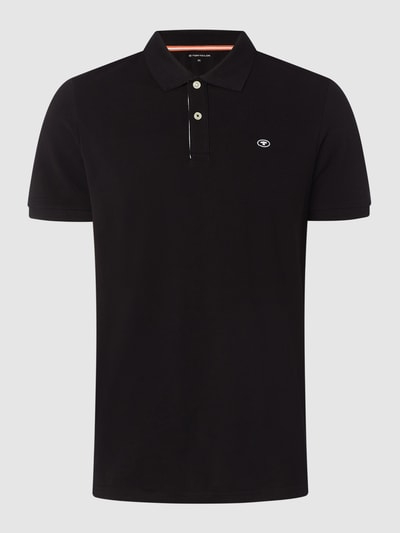 Tom Tailor Poloshirt van piqué  Zwart - 1