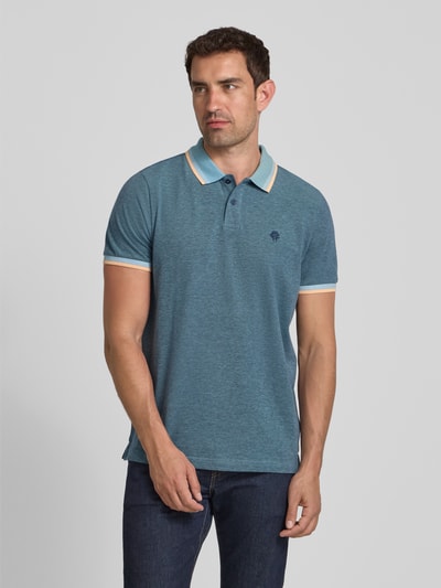 MCNEAL Poloshirt mit Label-Stitching Dunkelblau 4