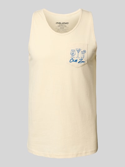 Blend Tanktop mit Brusttasche Modell 'UERIK' Sand 2