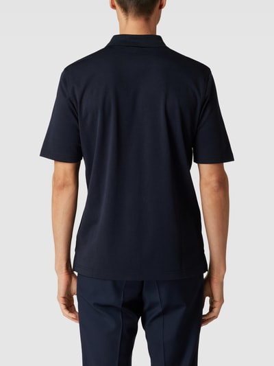 Christian Berg Men Poloshirt mit kurzer Knopfleiste und Logo-Stickerei Marine 5