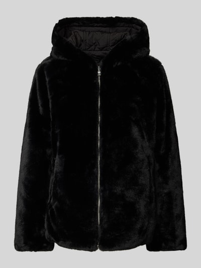 Lauren Ralph Lauren Jacke aus Kunstfell mit Kapuze Black 2