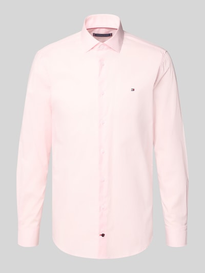 Tommy Hilfiger Tailored Slim fit zakelijk overhemd met kentkraag Lichtroze - 2