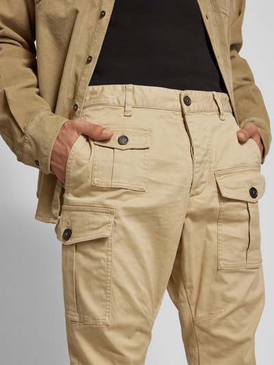 Dsquared2 Stoffhose mit Gesäßtaschen Sand 3