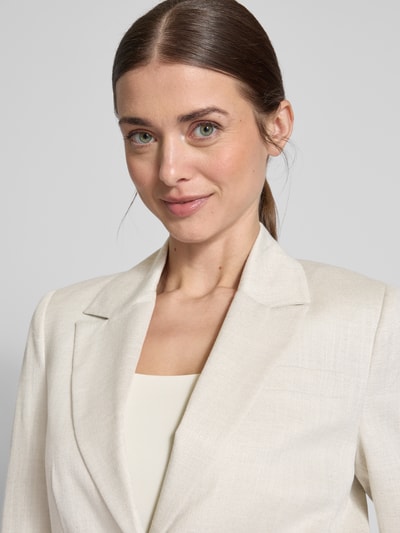 Milano Italy Regular fit blazer met klepzakken Zilver - 3