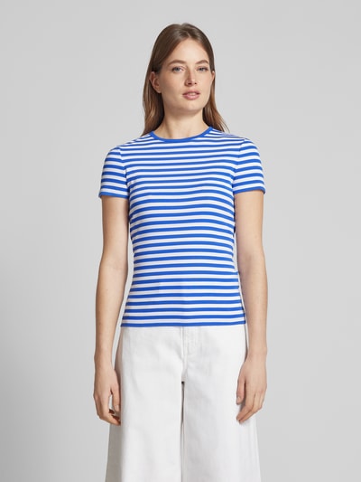 Lauren Ralph Lauren T-Shirt mit Label-Stitching Modell 'ALLI' Hellblau 4