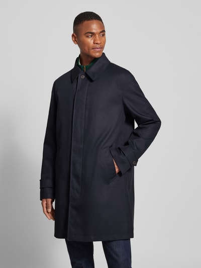 Polo Ralph Lauren Mantel mit Leistentaschen Modell 'WALKING COAT' Marine 4