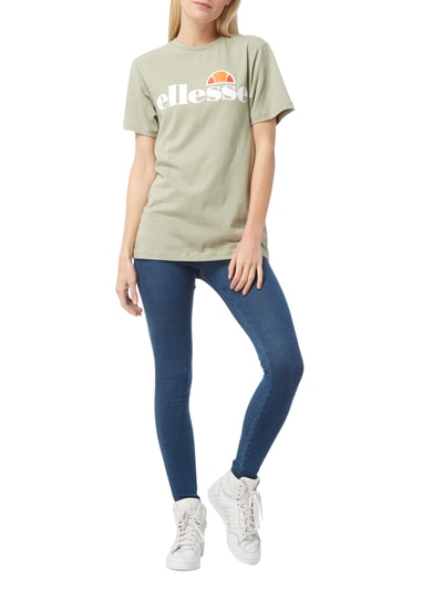 Ellesse T-Shirt mit Logo-Print Dunkelgruen 1