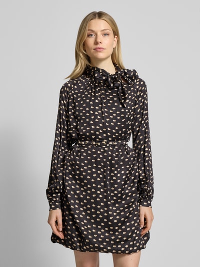 Rinascimento Cocktailkleid mit Stehkragen Black 4