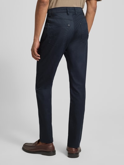 bugatti Regular Fit Hose im 5-Pocket-Design Modell 'CORDOBA' Marine 5