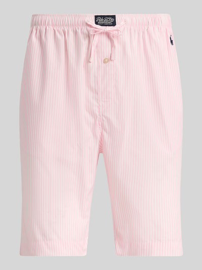 Polo Ralph Lauren Underwear Pyjamashorts mit Tunnelzug aus reiner Baumwolle Rosa 1