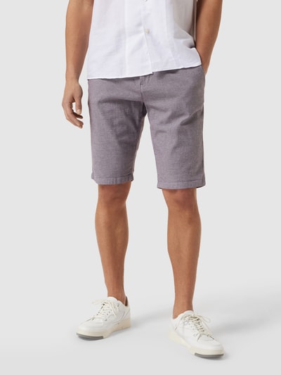 Tom Tailor Slim Fit Bermudas mit Strukturmuster Hellgrau 4