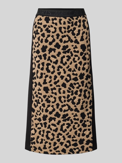 Marc Cain Midirock mit elastischem Logo-Bund Black 2