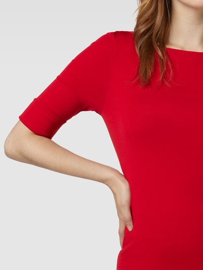 Lauren Ralph Lauren Longsleeve mit U-Boot-Ausschnitt Modell 'JUDY' Rot 3