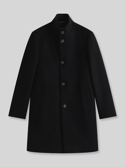 Tommy Hilfiger Regular Fit Mantel aus Woll-Mix Black 1