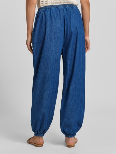 Brax Loose Fit Barrel Jeans aus Baumwoll-Mix Modell 'MABEL S' Jeansblau 5