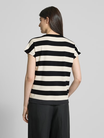 monari Sweatshirt mit Kappärmeln Black 5