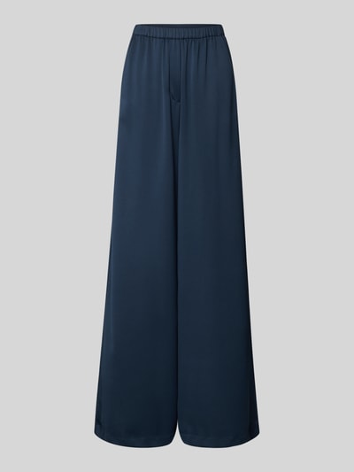 Produktfoto, Loose Fit Pants mit elastischem Bund und steekzakken von Christian Berg Cocktail in donkerblauw, los model, binnenbeenlengte maat 36: 82 cm, bandwijdte maat 36: 36 cm