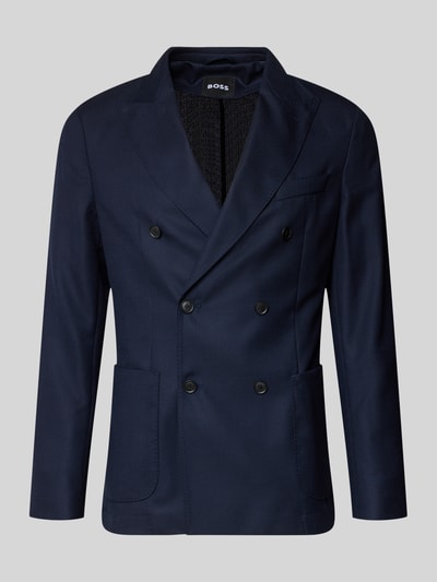 BOSS Slim Fit Sakko aus reiner Schurwolle Modell 'C-Henry-DB-2626' Marine 2