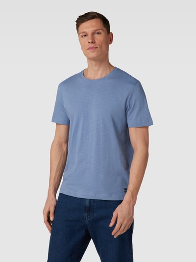 Tom Tailor T-Shirt mit melierter Optik Modell 'Uni Slub Tee' Ocean 4