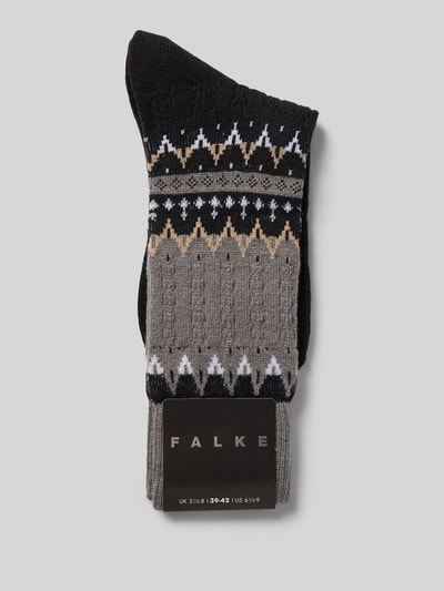 Falke Sokken met kasjmier Antraciet - 3