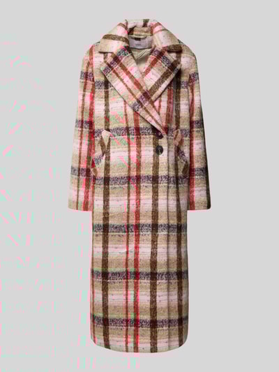 YAS Płaszcz z kołnierzem z połami model ‘CIRA’ Beżowy 2