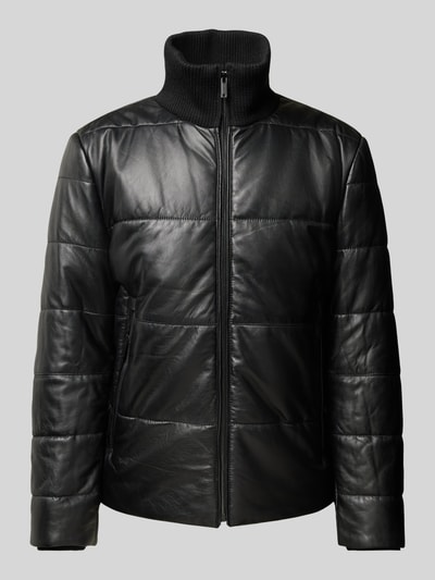 Strellson Jacke mit Stehkragen und Steppnähten Modell 'QUILTS' Black 2