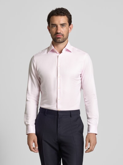 Christian Berg Men Regular Fit Business-Hemd mit Kentkragen Hellrosa 4