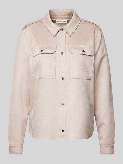 Street One Jacke mit Druckknopfleiste Beige 2