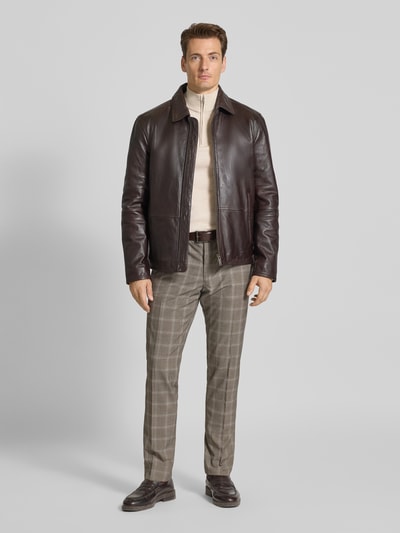 SELECTED HOMME Regular fit schipperstrui van zuivere merinowol, model 'TRAY' Zand - 1