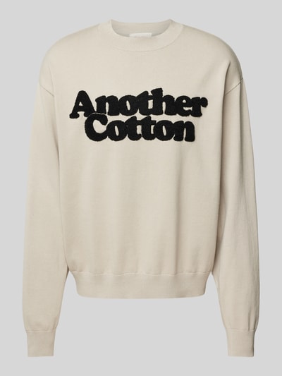 ANOTHER COTTON LAB Gebreide pullover met ribboorden Offwhite - 2