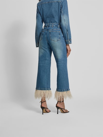 Iro Straight Fit Jeans mit Federn Jeansblau 5