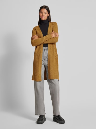 B.Young Longcardigan mit seitlichen Eingrifftaschen Modell 'Mirelle' Beige 1