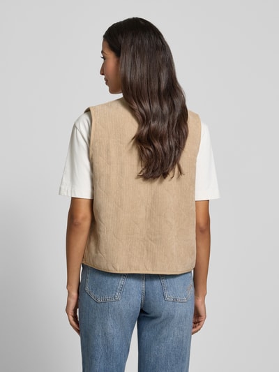 Soyaconcept Relaxed Fit Weste in Cord-Optik Modell 'Bindi' Sand 5