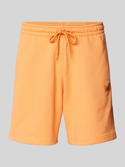 Alpha Industries Regular fit sweatshorts met labelpatch, model 'ALPHA ESSENTIALS' Oranje - 2