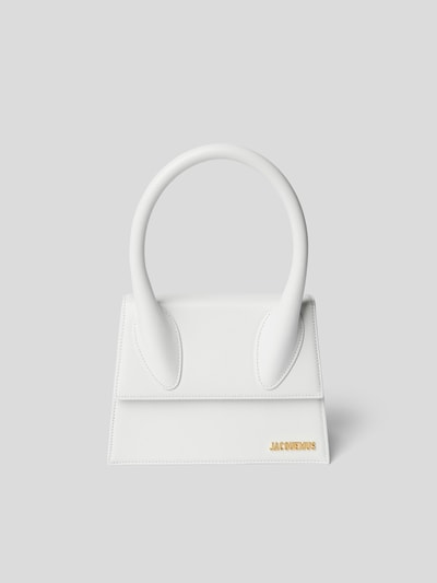 Jacquemus Handtasche mit Brand-Schriftzug Weiß 4