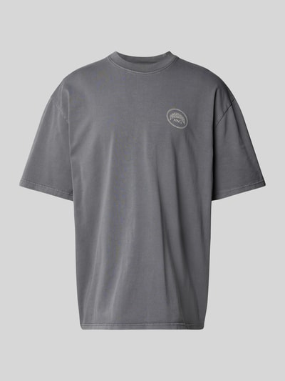 Pegador Oversized T-Shirt mit Label-Print Modell 'SYMEN' Hellgrau 2