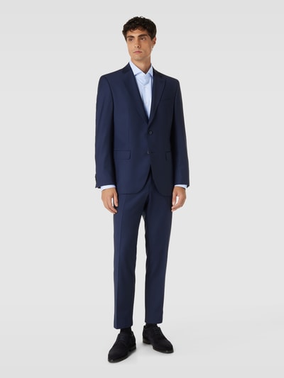 BOSS Regular Fit Business-Hemd mit feinem Allover-Muster Modell 'Joe' Bleu 1