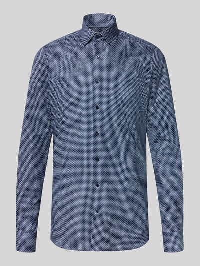 OLYMP Level Five Slim Fit Businesshemd mit extra langem Arm Marine 2